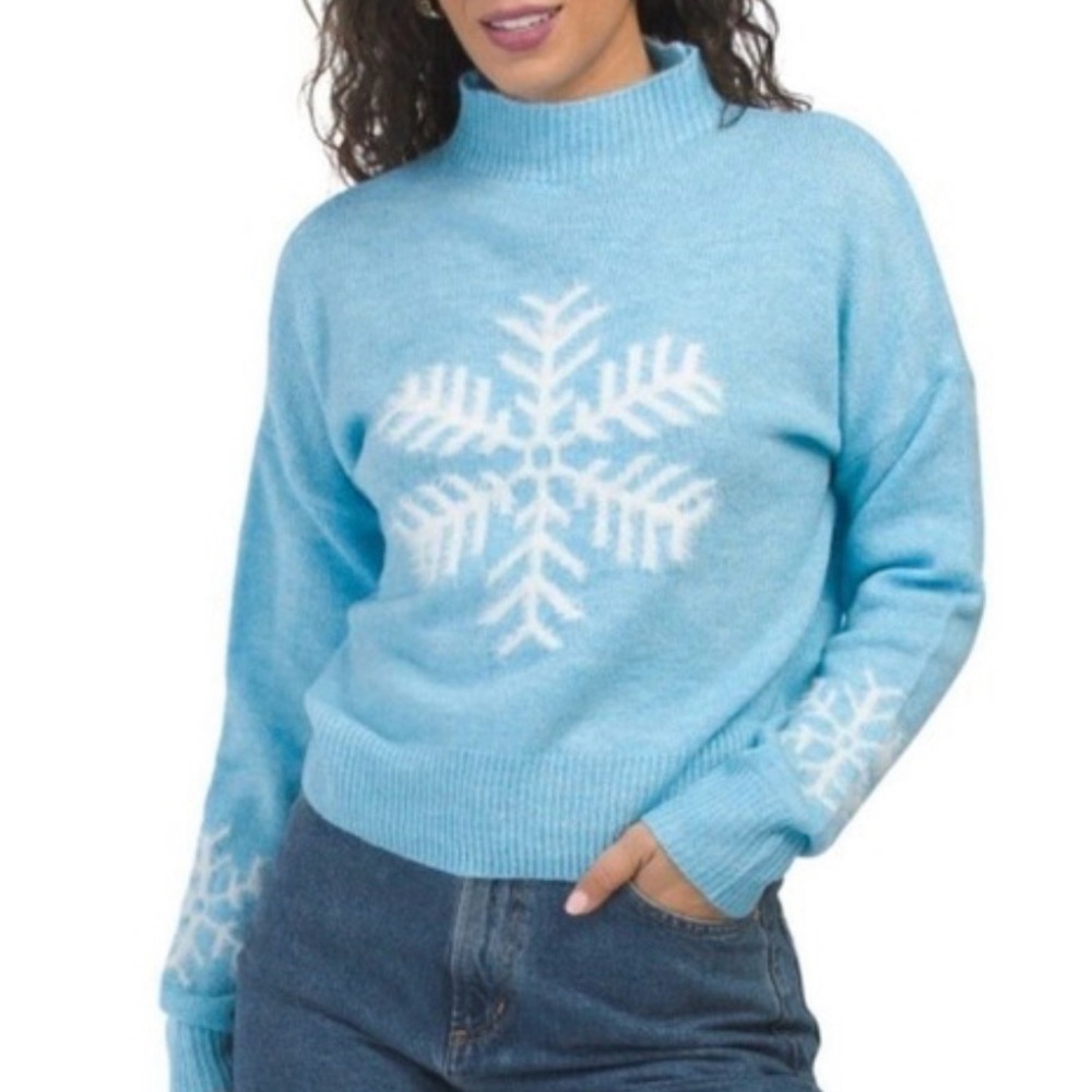 NWT Jessica Simpson Alpaca Snowflake Sweater